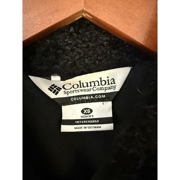 Columbia Women’s‎ XS Down Filled Fitted Puffer Jacket Black - Picture 3 of 11